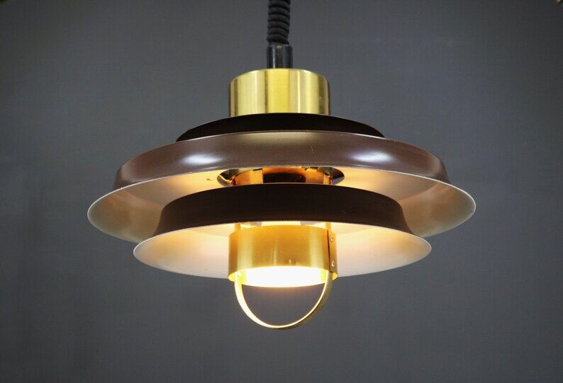 Pendant lamp by Vitrika 1970s Denmark
