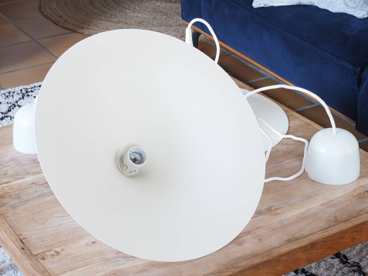 Pair of pendant lights model Semi by BONDERUP and THORUP