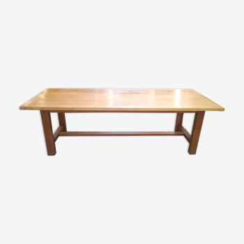 Light oak farm table