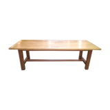 Light oak farm table