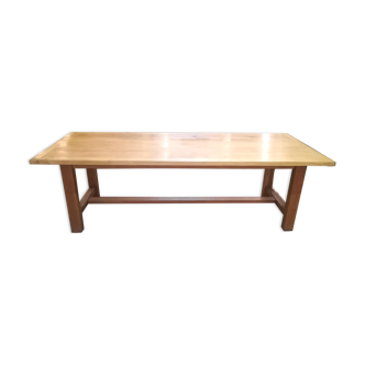 Light oak farm table