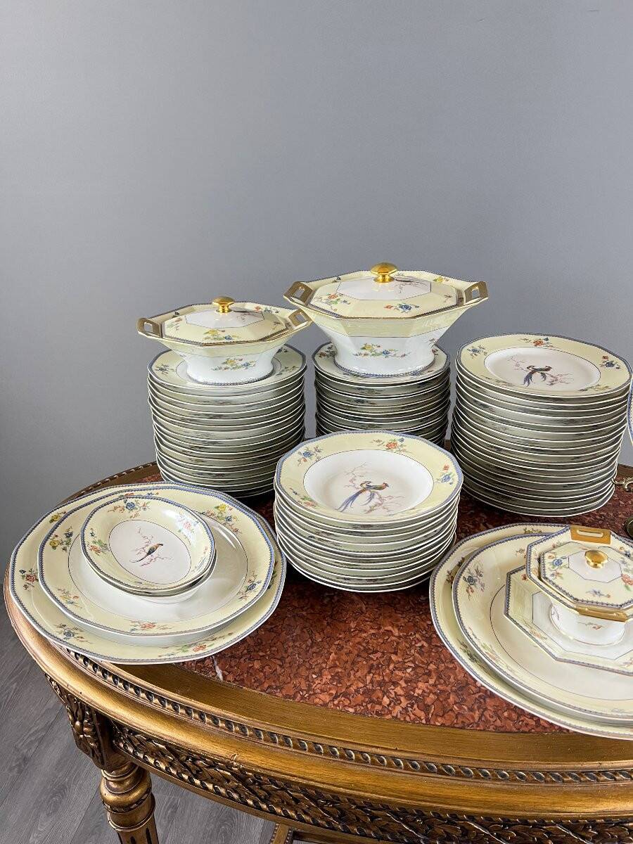 Limoges dinner service, Théodore Haviland, 73 pieces, 20th century