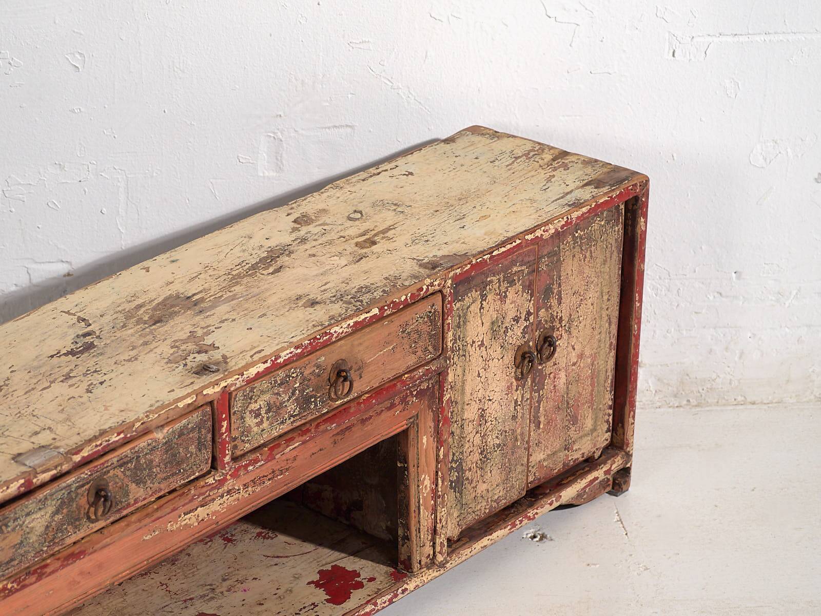 Antique Wabi Sabi Style TV Cabinet (c.1900)