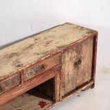 Antique Wabi Sabi Style TV Cabinet (c.1900)