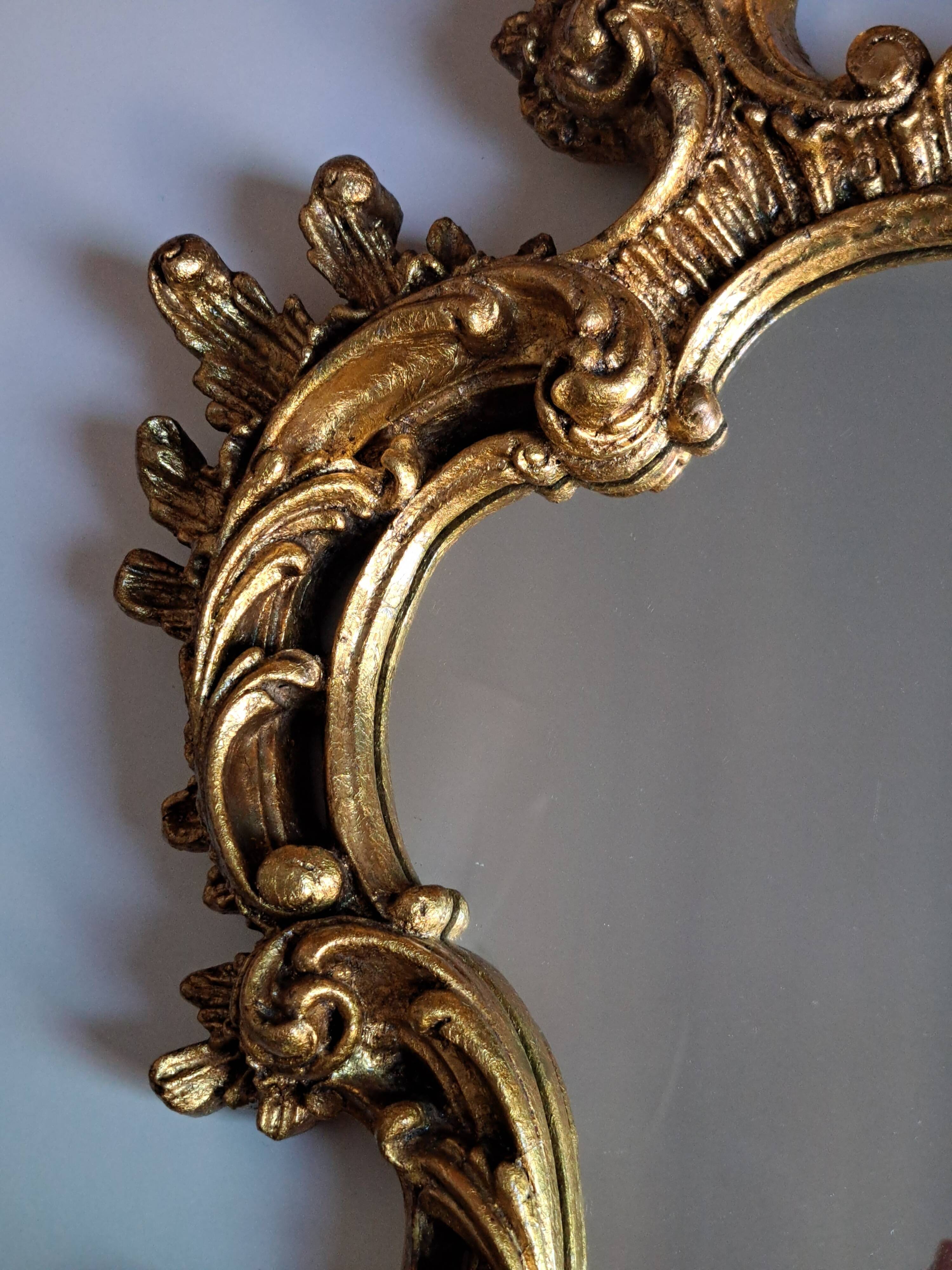 Classic gilded mirror