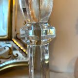 Glass candle holder