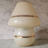 Mushroom lamp bordered gold