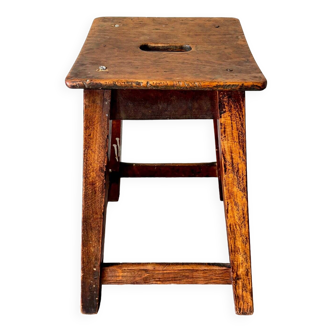 Dark wooden stool