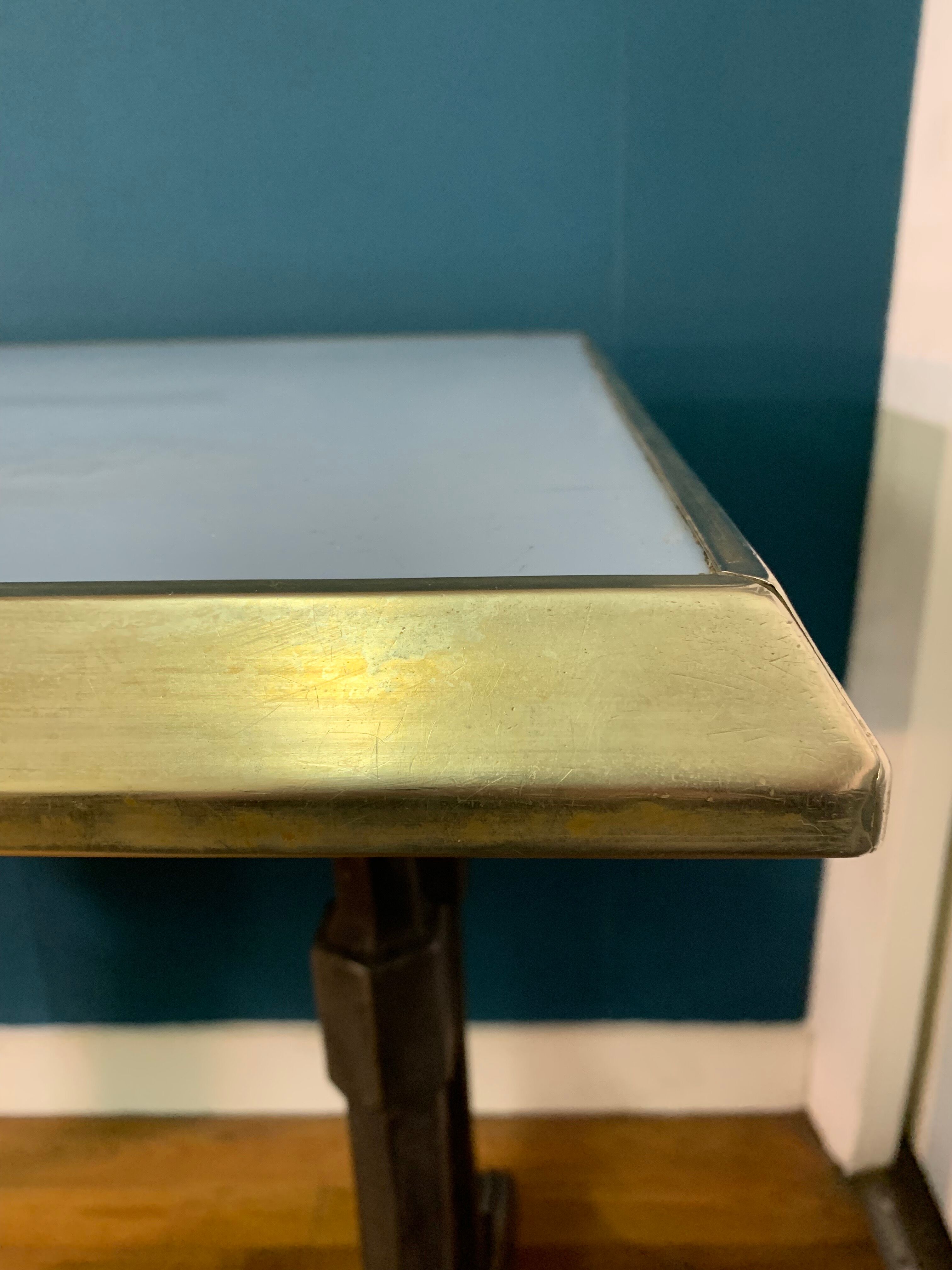 Bistro table early twentieth century Charlionais & Panassier