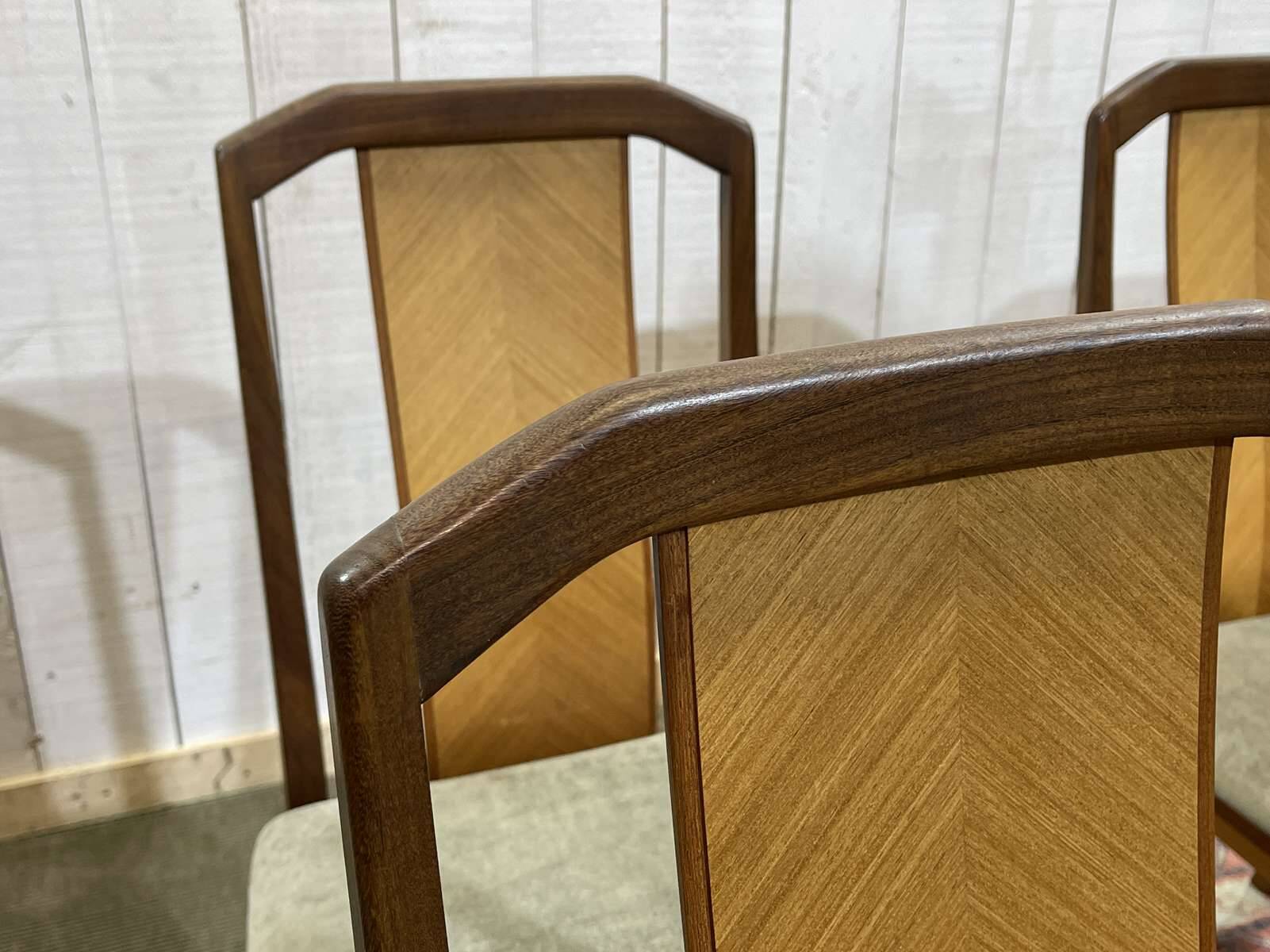 Set of 4 chairs and 2 armchairs by GPlan in teak from the 1970s