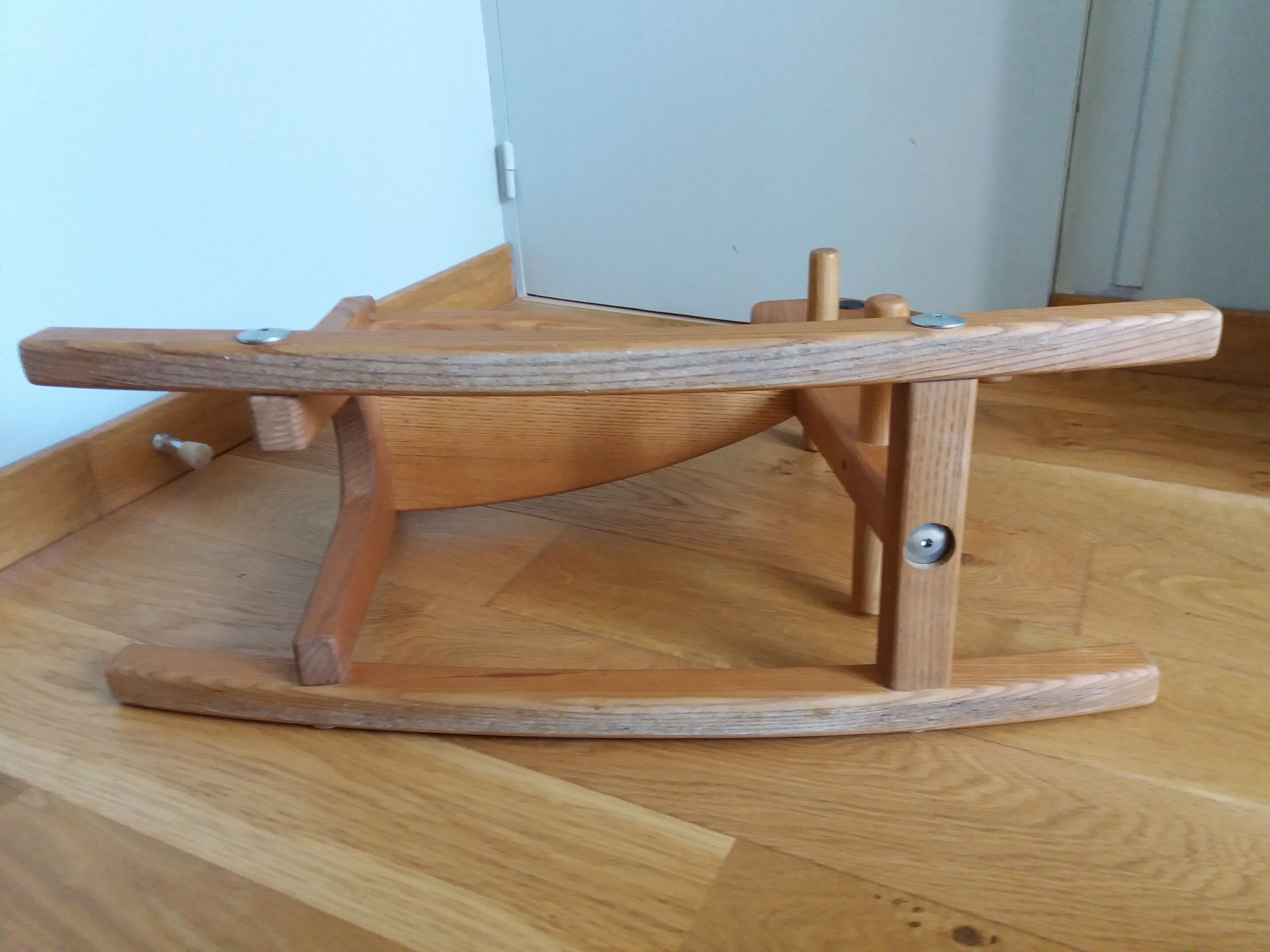 Wooden rocking horse
