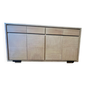 Low teak dresser type cabinet