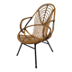 Adult chair rattan oval feet metal