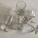 Set de 6 verres de campagne 19e rouleau à pied