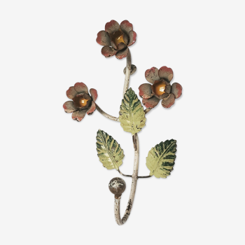 Antique metal floral hook