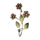 Antique metal floral hook