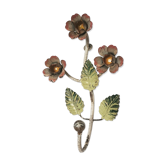 Antique metal floral hook