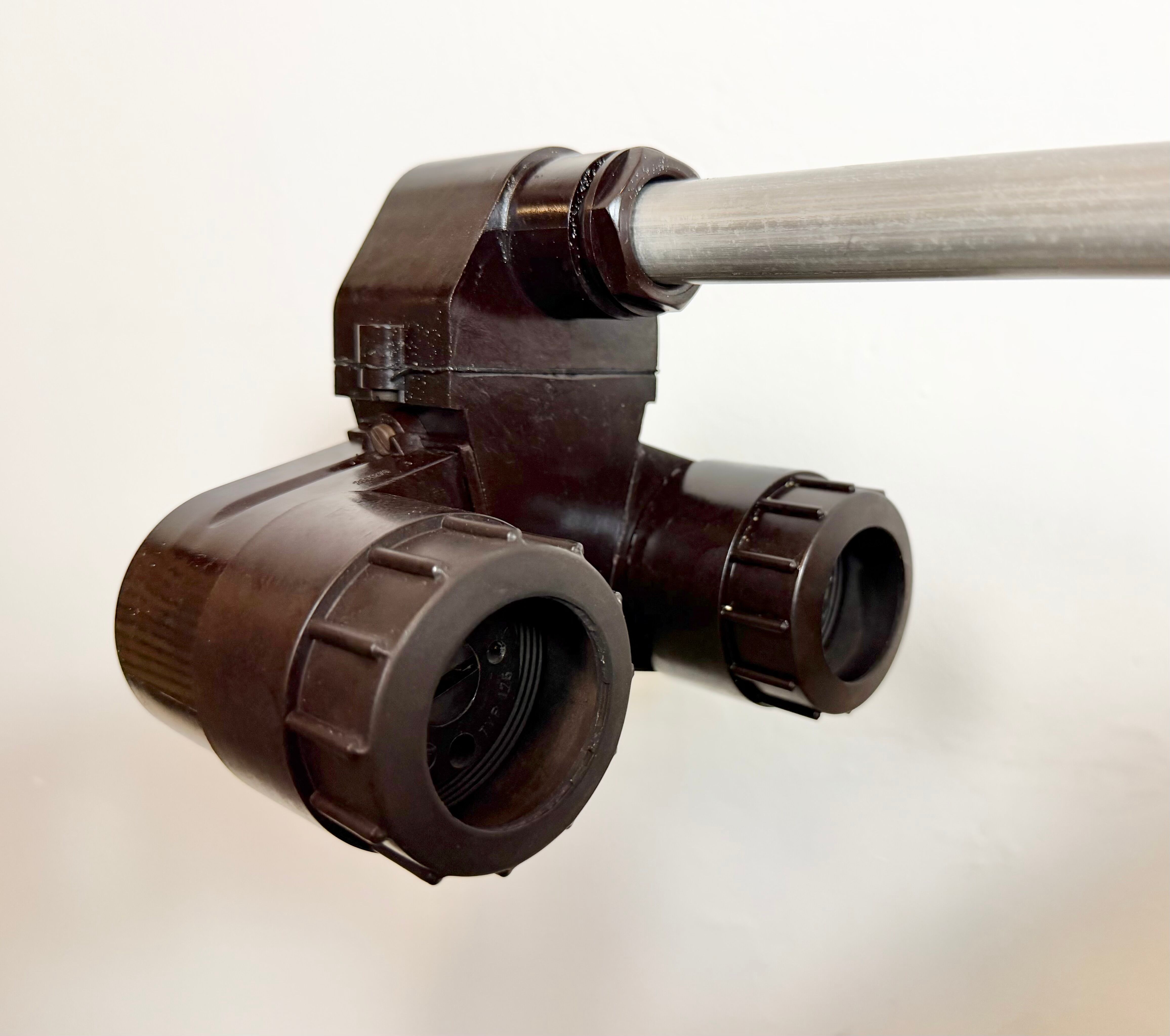 Industrial Silver Tube Light from Elektrosvit, 1970s
