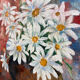 Huile sur toile bouquet de fleur tableau ancien