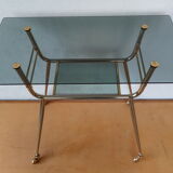 Vintage glass rolling dessert