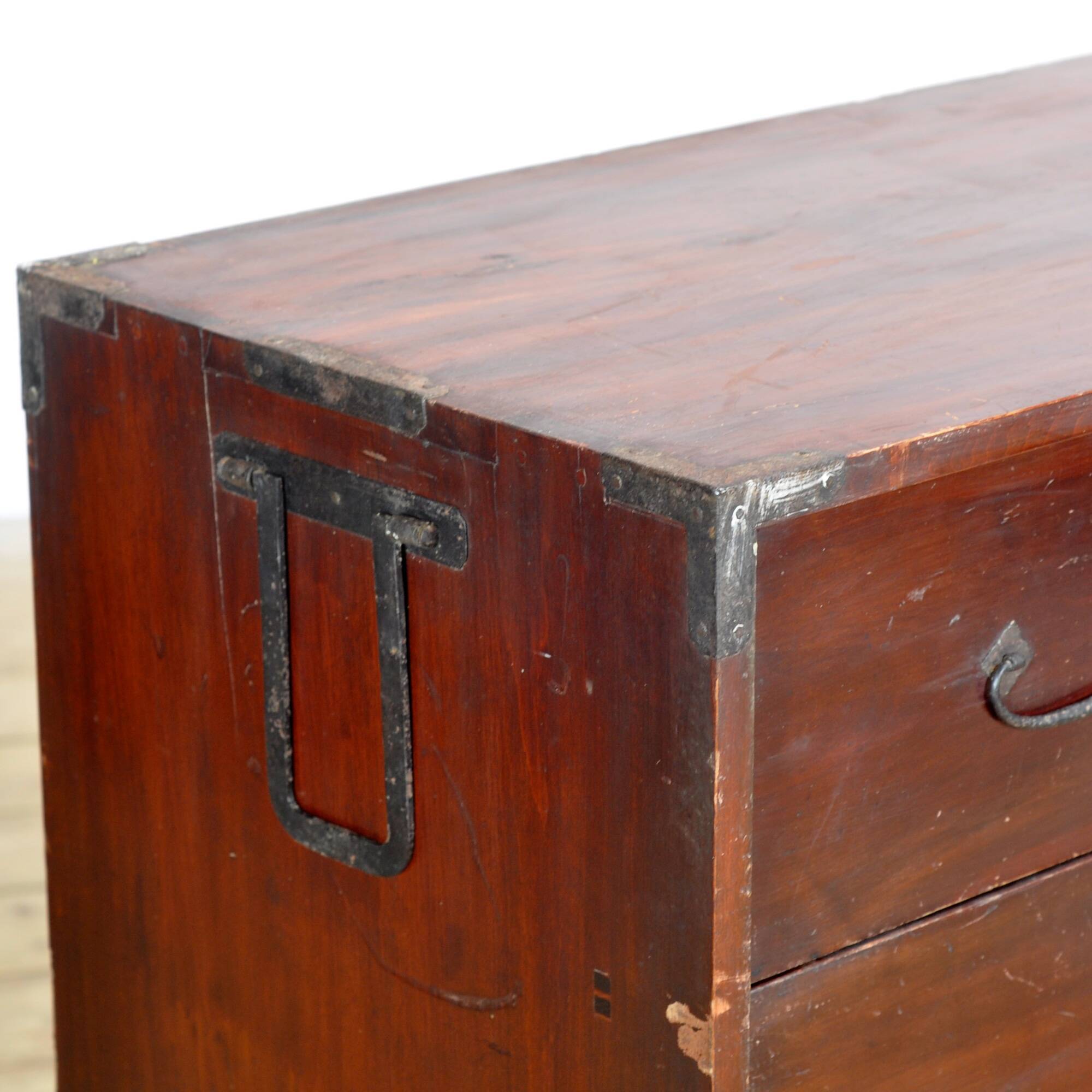 Japanese Tansu chest of drawers, circa 1890