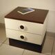 Table de chevet design années 70