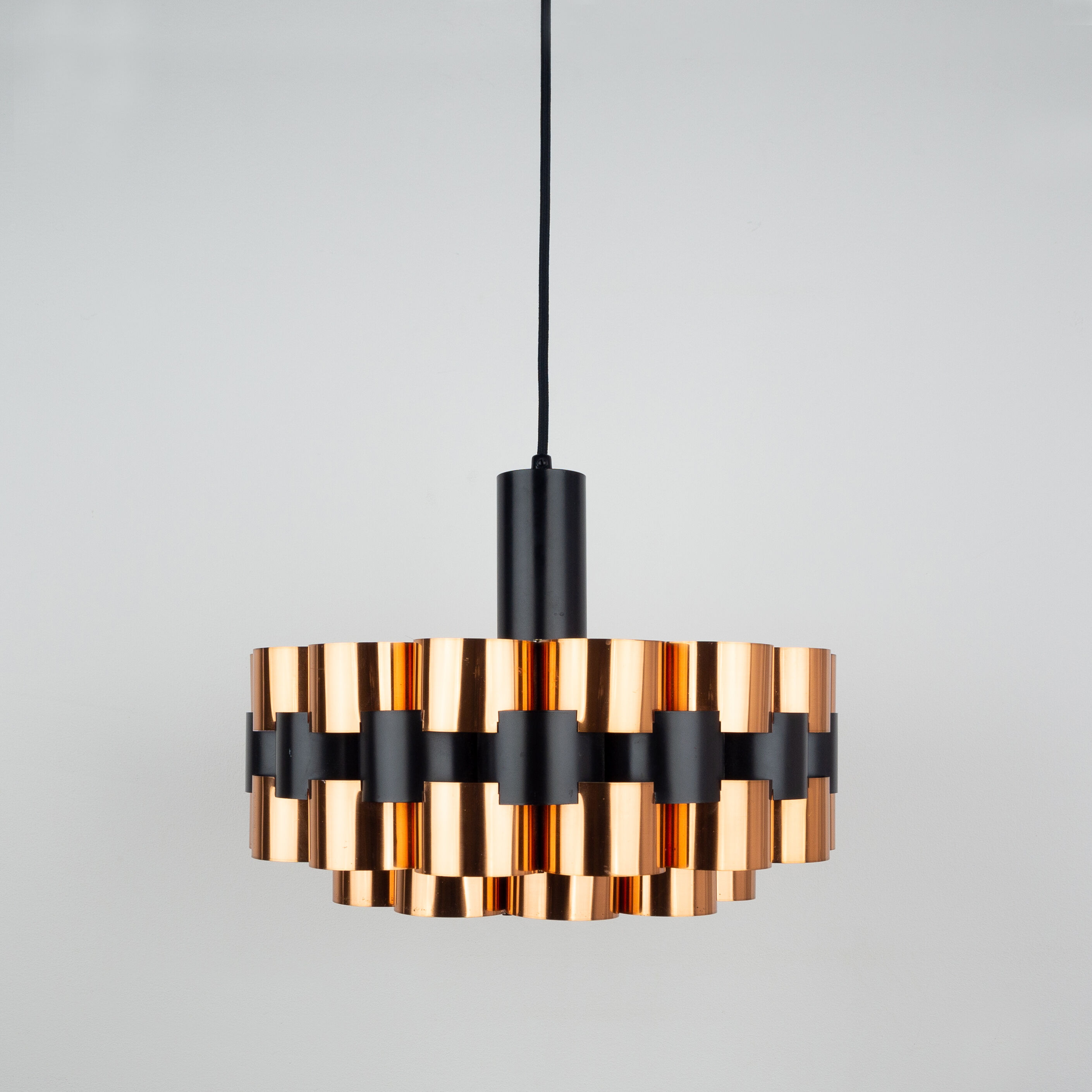 Danish vintage pendant lamp by Werner Schou, Coronell Elektro, 1960s