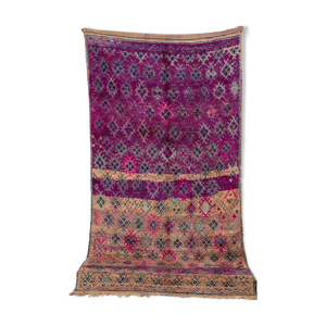 tapis boujad vintage tapis marocain 164 x 300 cm