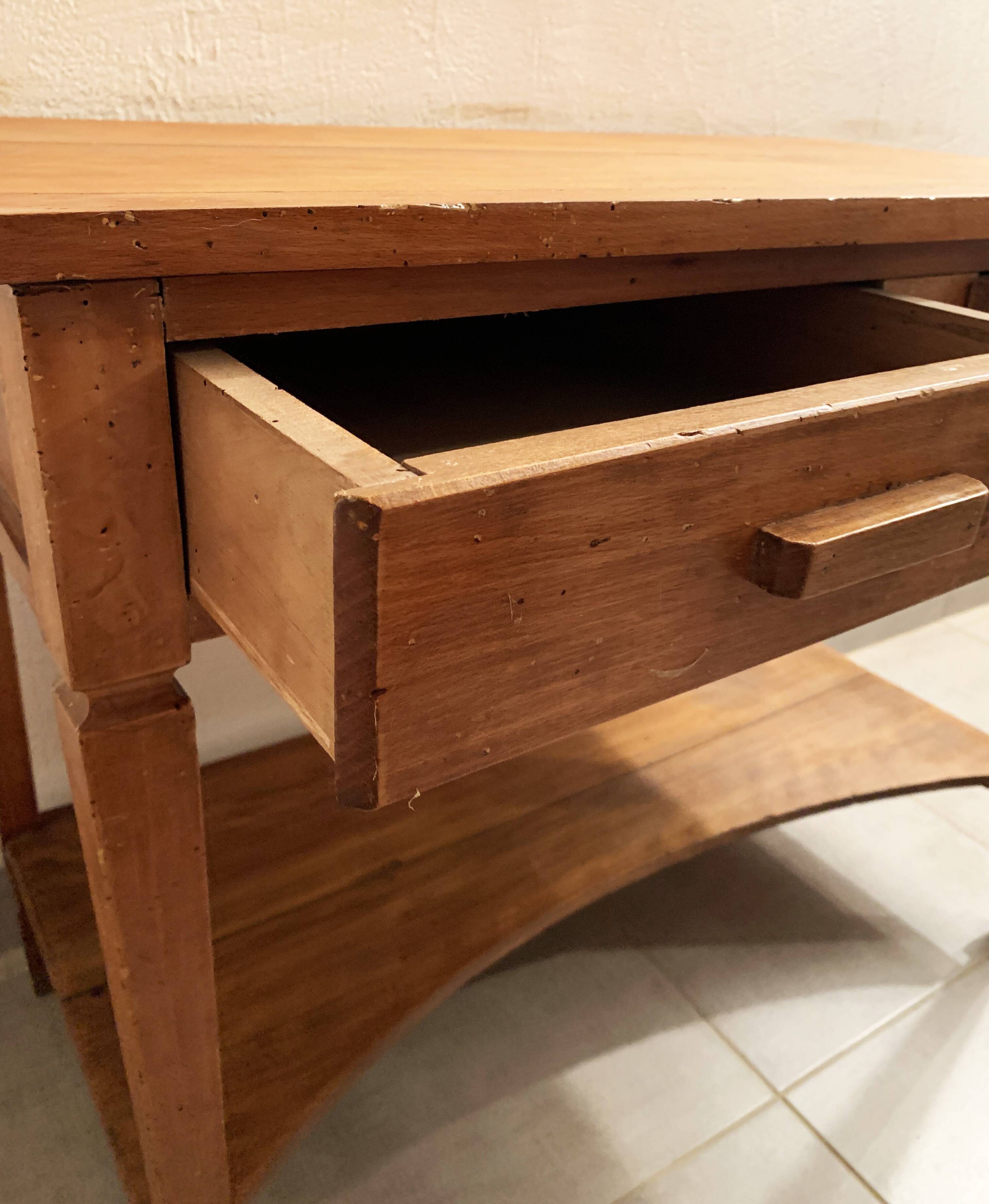 Wooden console 50s-60s