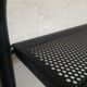 Desk shelves metal black vintage 80s