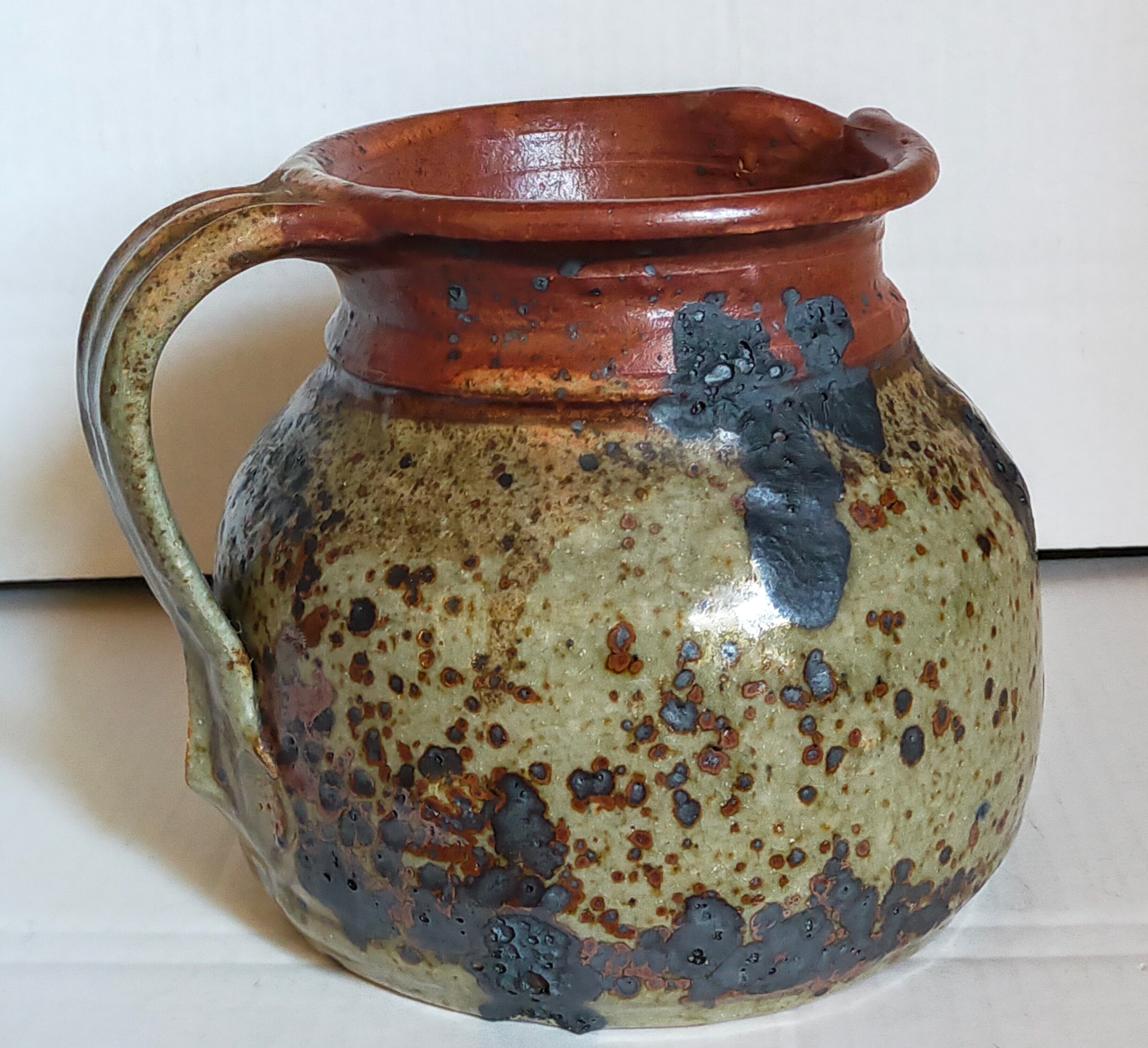 Traditional pottery sandstone pyrite Art-popular XIXth