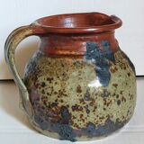 Traditional pottery sandstone pyrite Art-popular XIXth