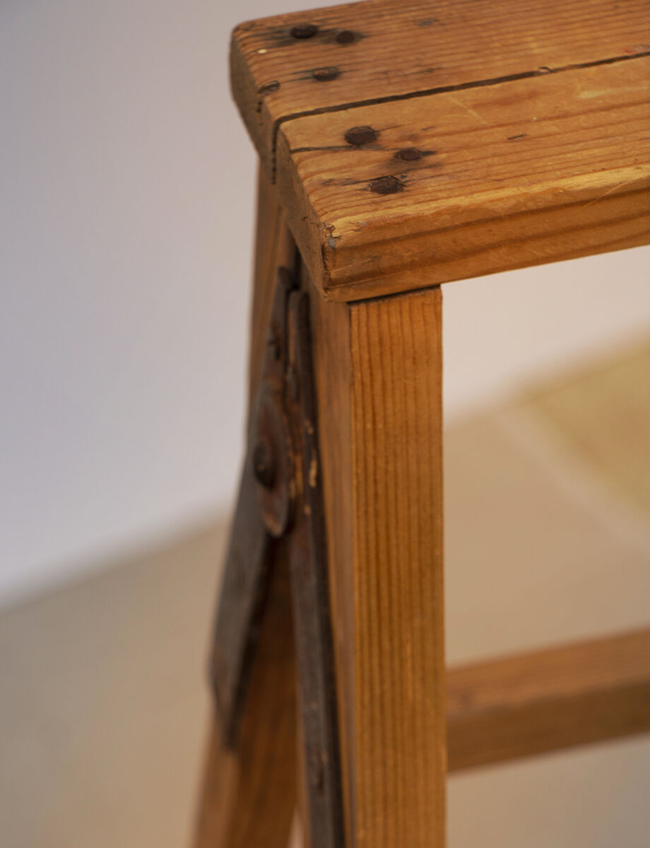 Escabeau vintage en bois
