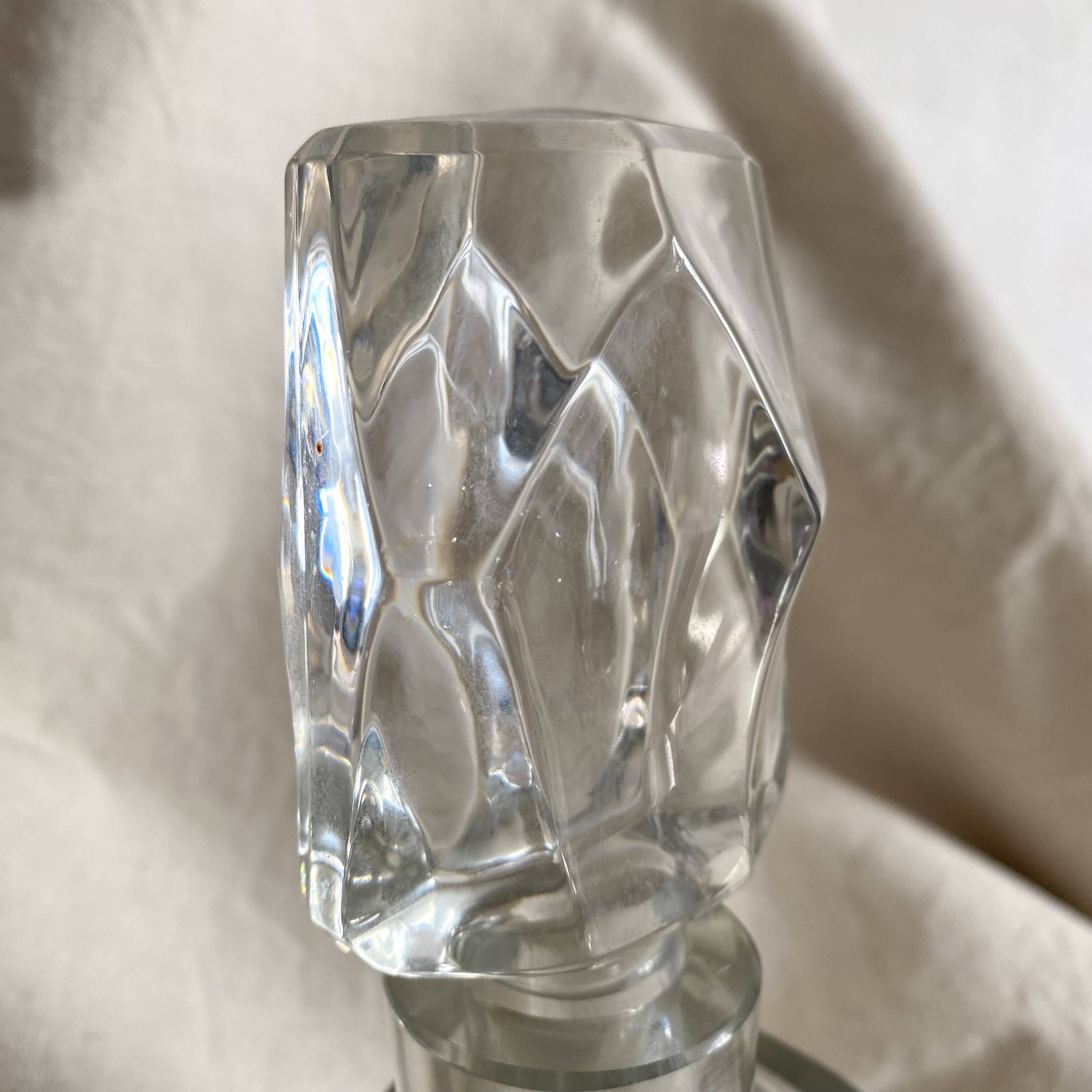 Crystal whisky carafe from Vannes
