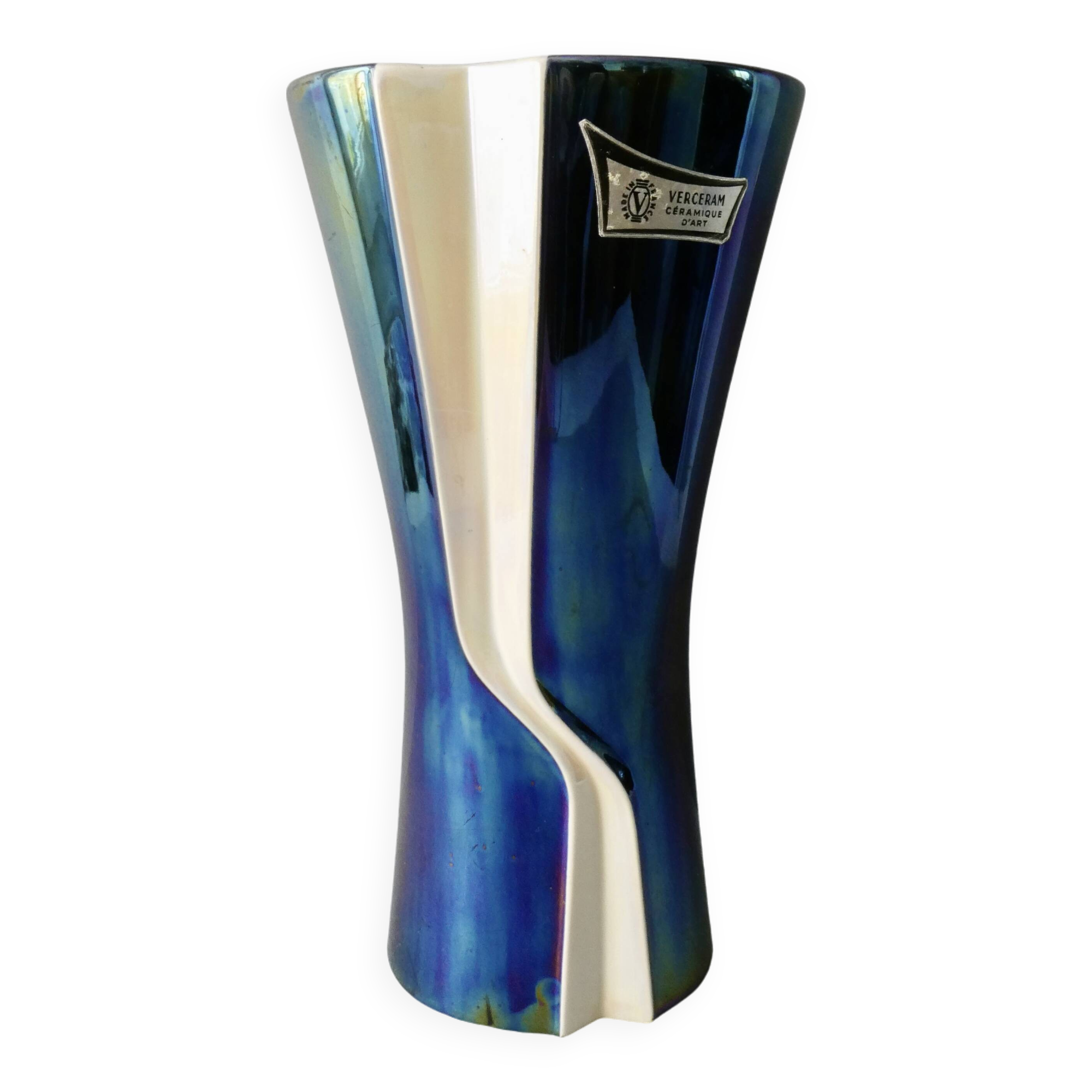 Vase en céramique Verceram France, vers 1960