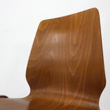Set of 6 stacking chairs, 1960