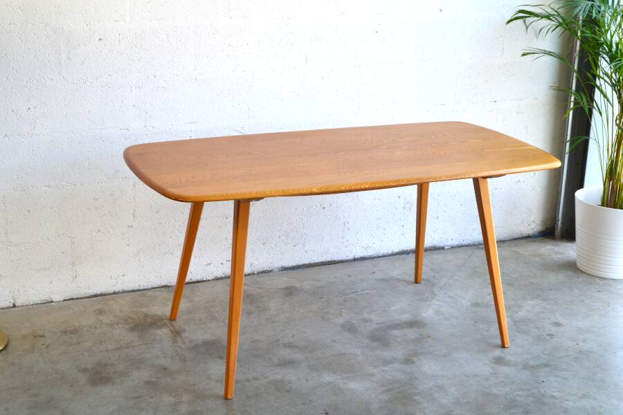 Rectangular table / desk by Ercol * 151 cm