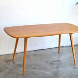 Rectangular table / desk by Ercol * 151 cm
