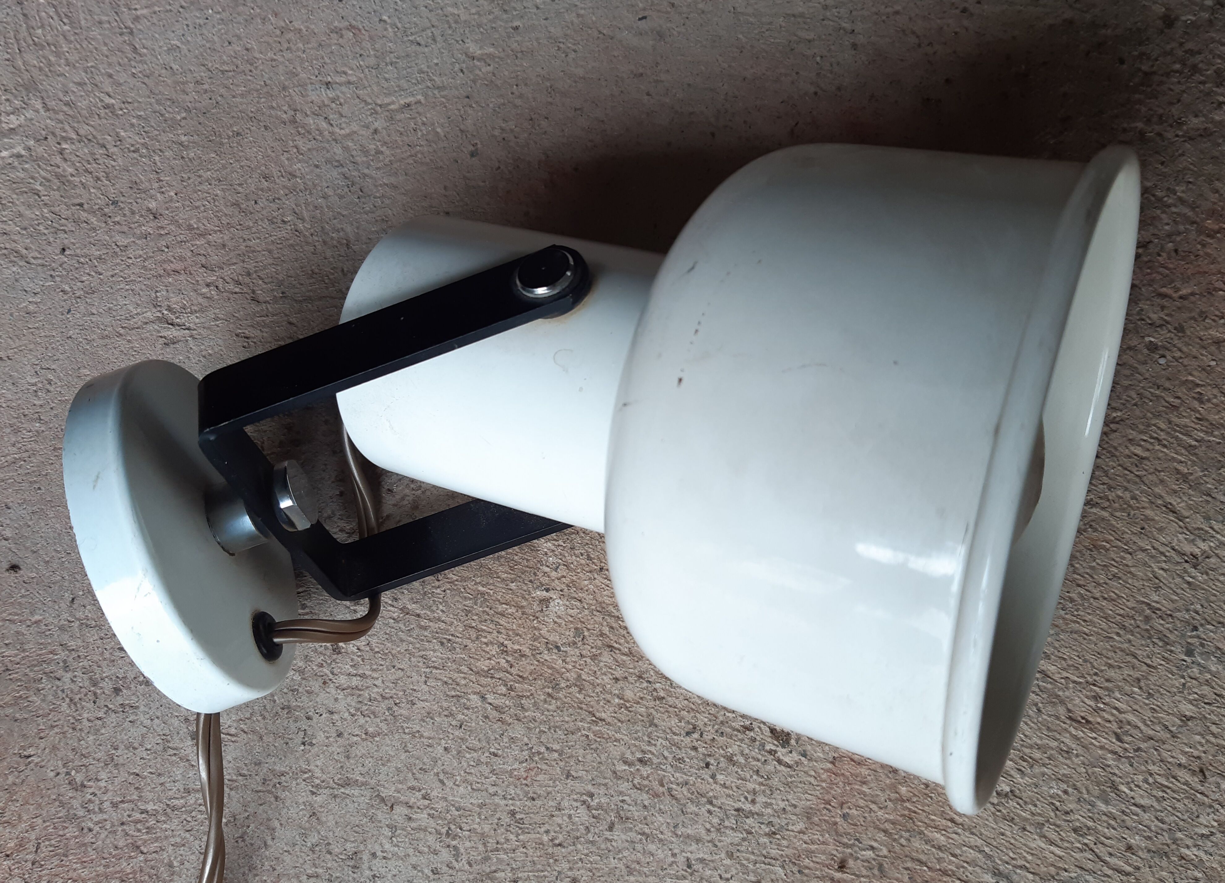 Lamp spot lamp all metal, vintage 60s