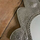 Moroccan mirror silver metal hand