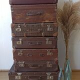 Vintage, retro suitcase set 7pcs