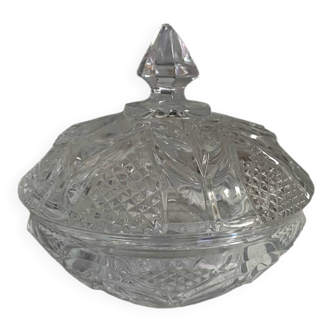 Crystal sugar bowl