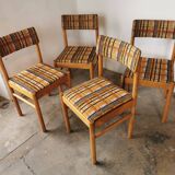 Set de 4 chaises Baumann, années 70