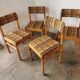 Set de 4 chaises Baumann, années 70
