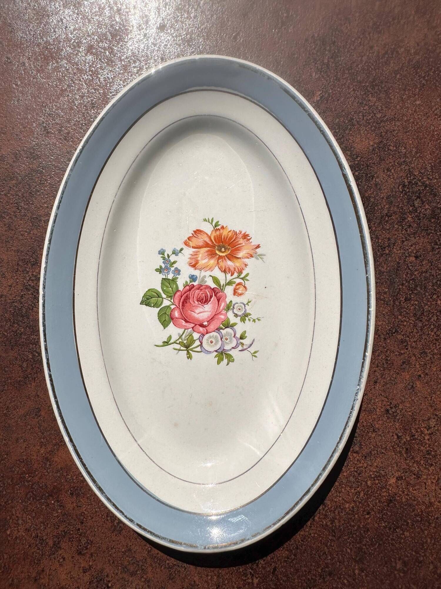 Pair of delightful antique faience – Sarreguemines "Royat" and Lunéville