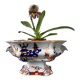 Old Imari cup stamped "Mason" in iron earth