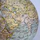 Antique French terrestrial globe – Chrome Art Deco base – Circa 1930 – Cart
