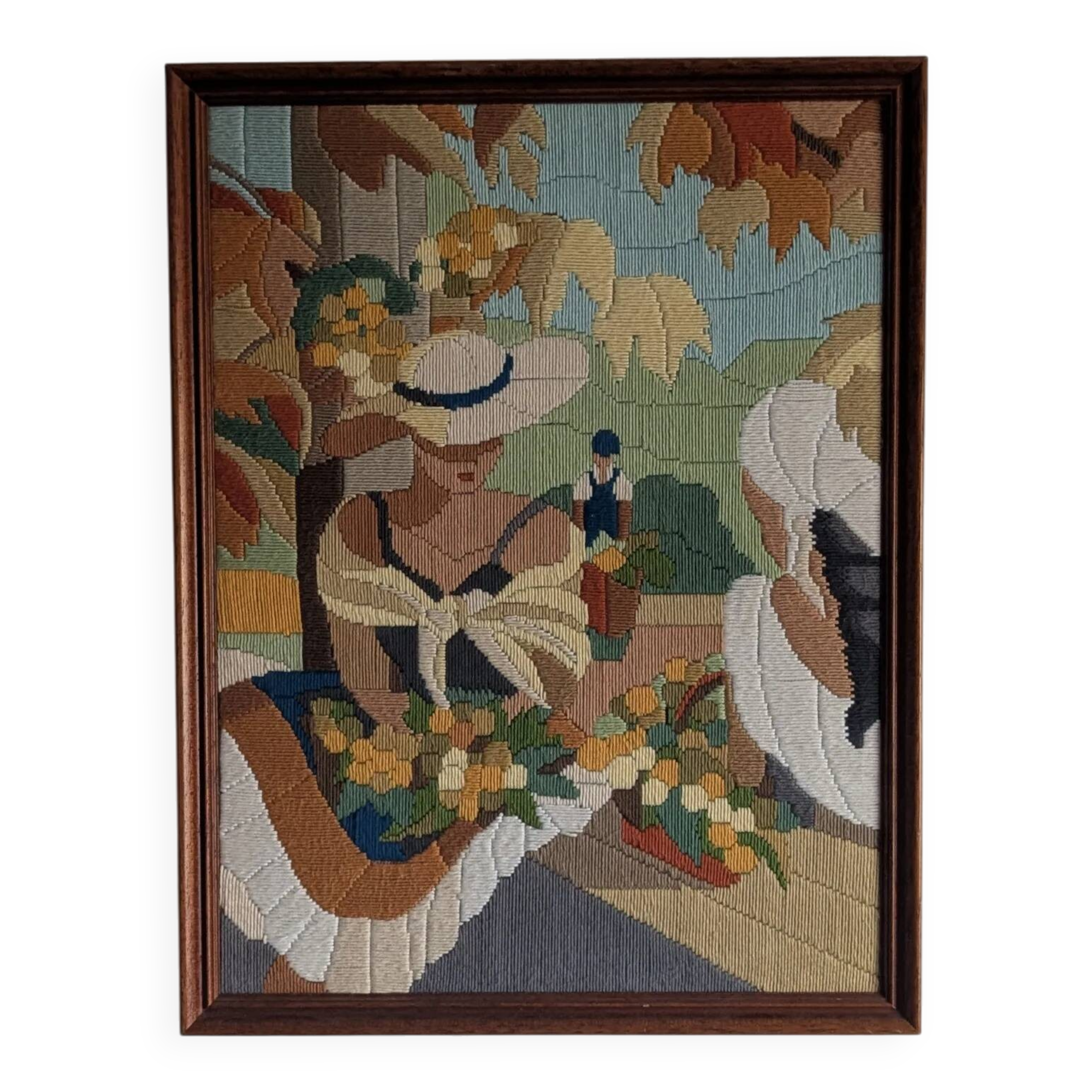 Harvest embroidery - 49 × 37.5 cm