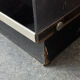 Meuble hi-fi en plexiglas fumé 1970