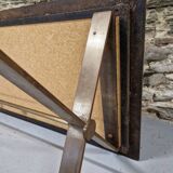 Ceramic and metal coffee table from the 60s Vallauris style